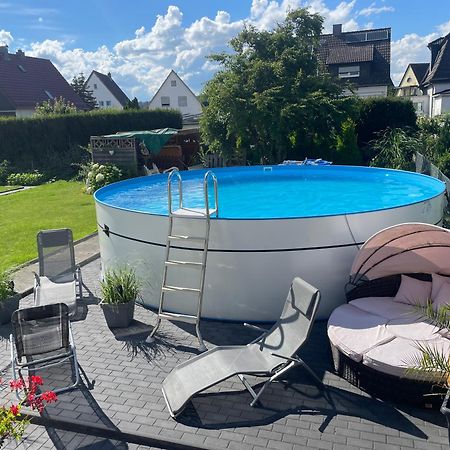 Kleine Gemuetliche Einliegerwohnung Mit Garten Und Pool Nordstemmen المظهر الخارجي الصورة