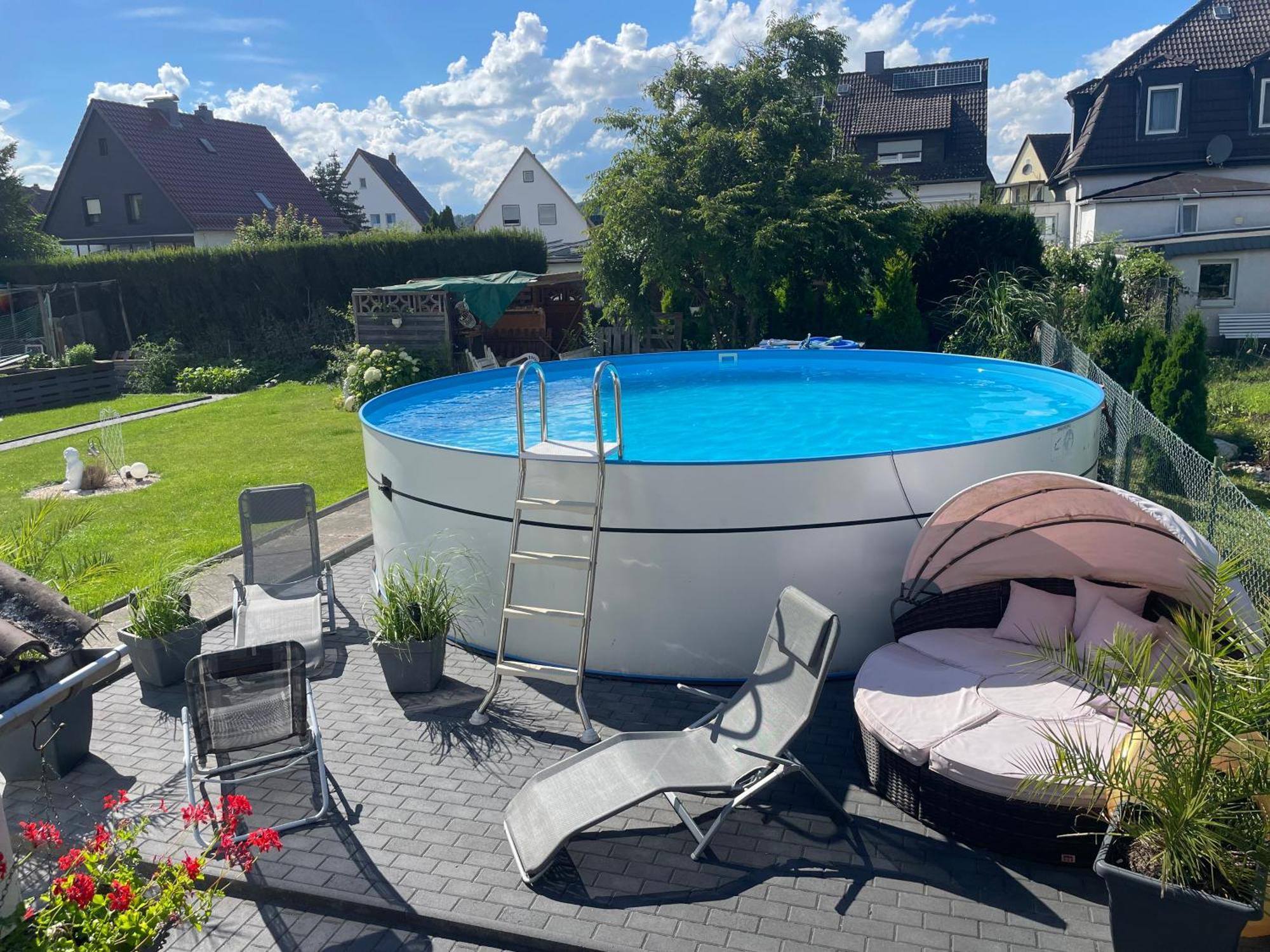 Kleine Gemuetliche Einliegerwohnung Mit Garten Und Pool Nordstemmen المظهر الخارجي الصورة